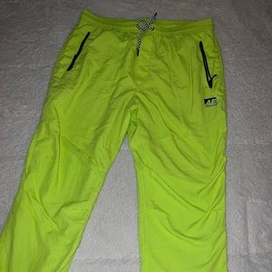 Men’s neon joggers